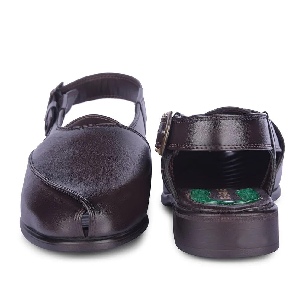 Republic Sandals Healers By Liberty Mens PISHOR-2E Brown Casual Sandal