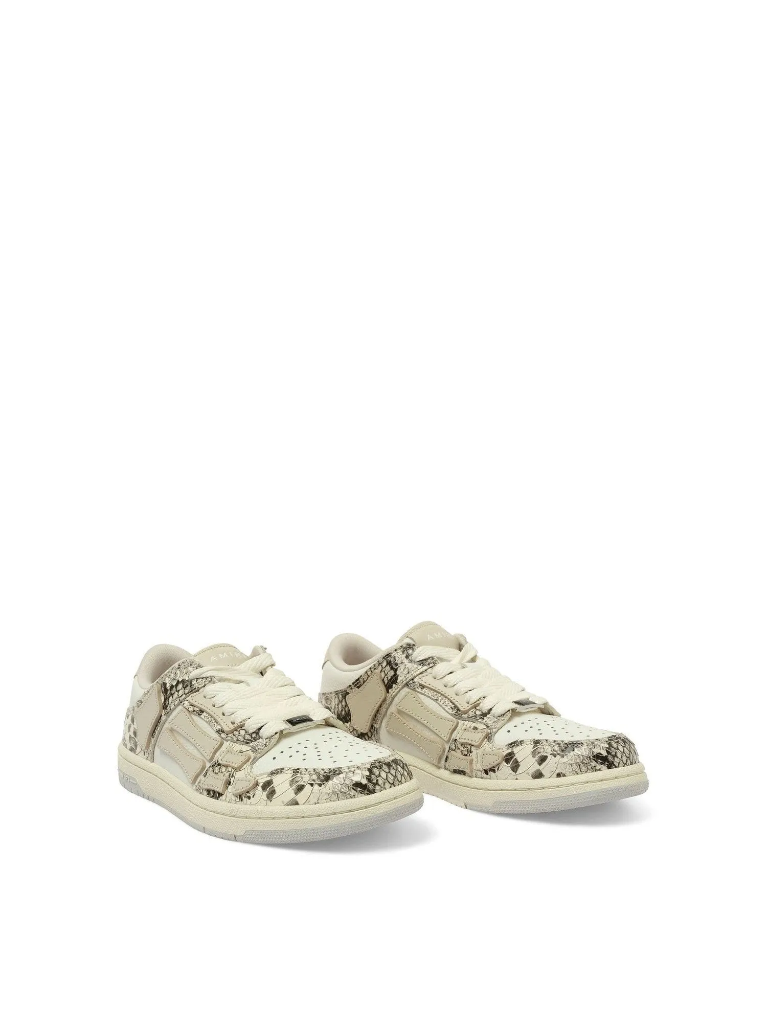 Big Sneakers Snake Skeleton Sneaker in Alabaster