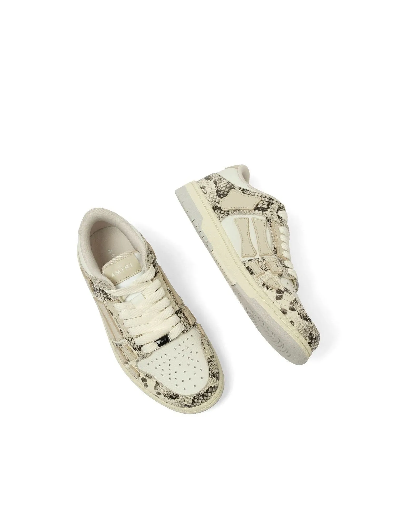 Sneakers New York Shop Snake Skeleton Sneaker in Alabaster