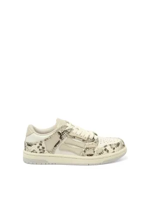 Snake Skeleton Sneaker in Alabaster Sneakers Flat Feet