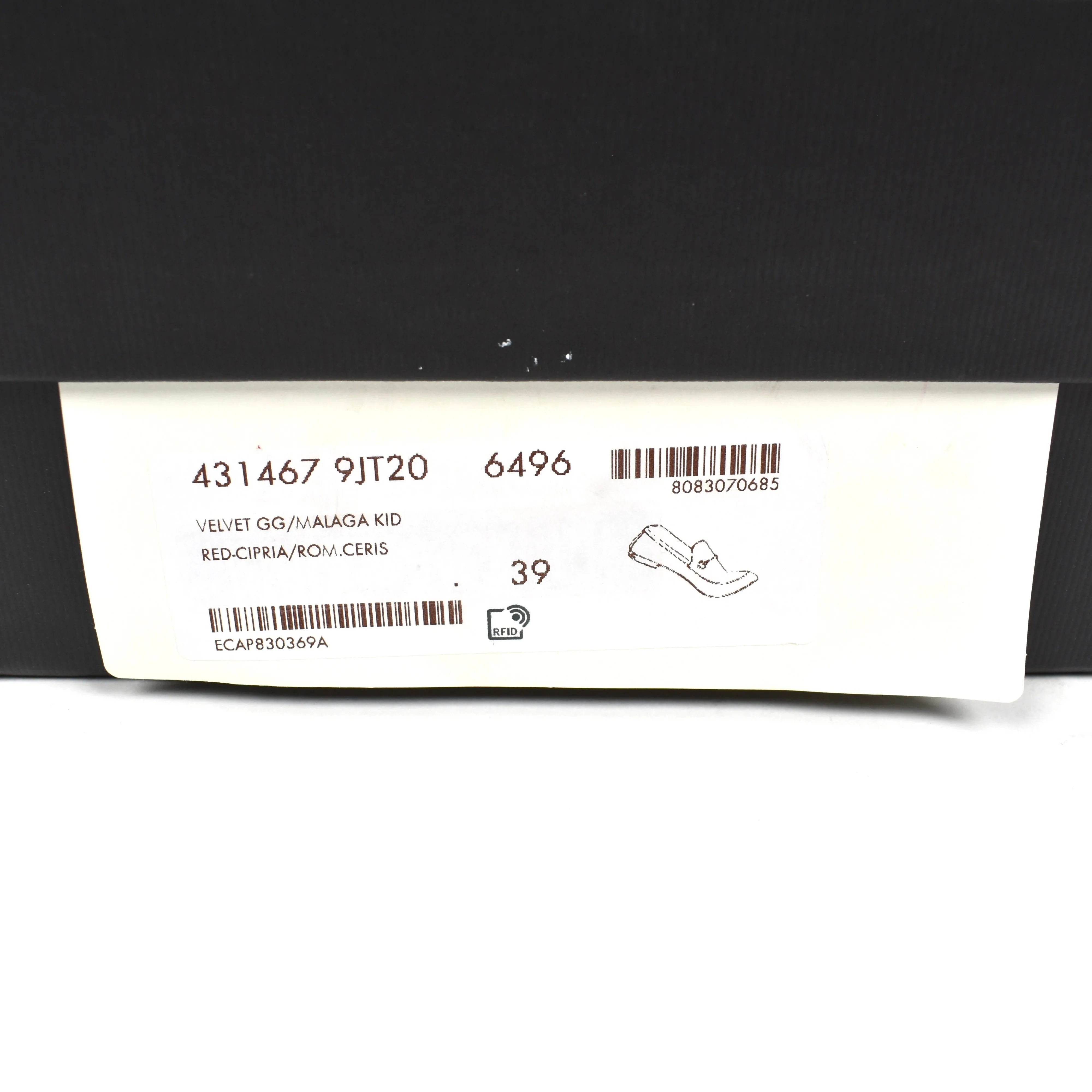 Gucci - Red Velvet GG Monogram Horsebit Loafers Isotoner Ballet Slippers