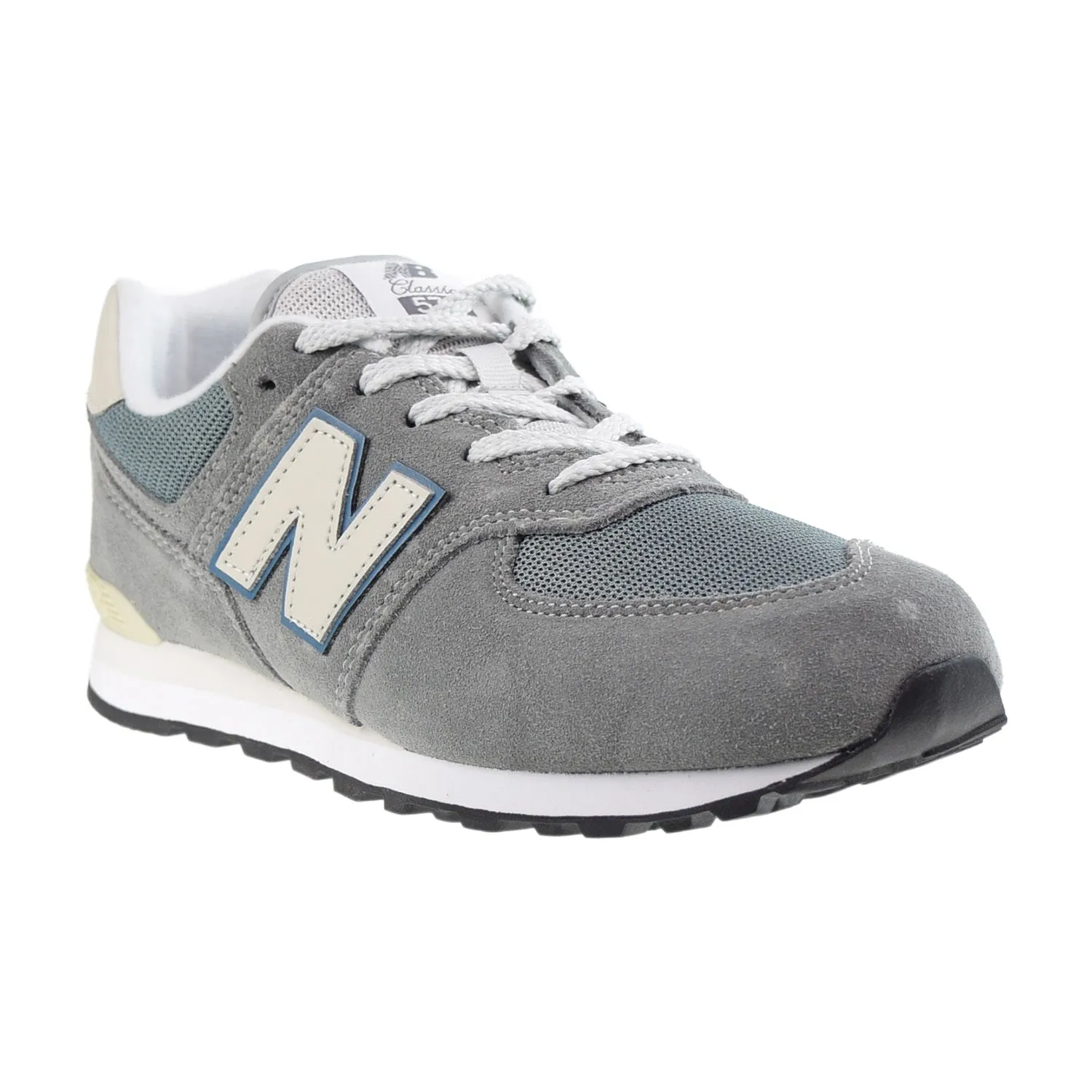 New Balance 550 Green White New Balance 574 Big Kids' Shoes Grey-Blue