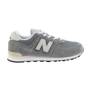 New Balance 574 Big Kids' Shoes Grey-Blue White 327 New Balance