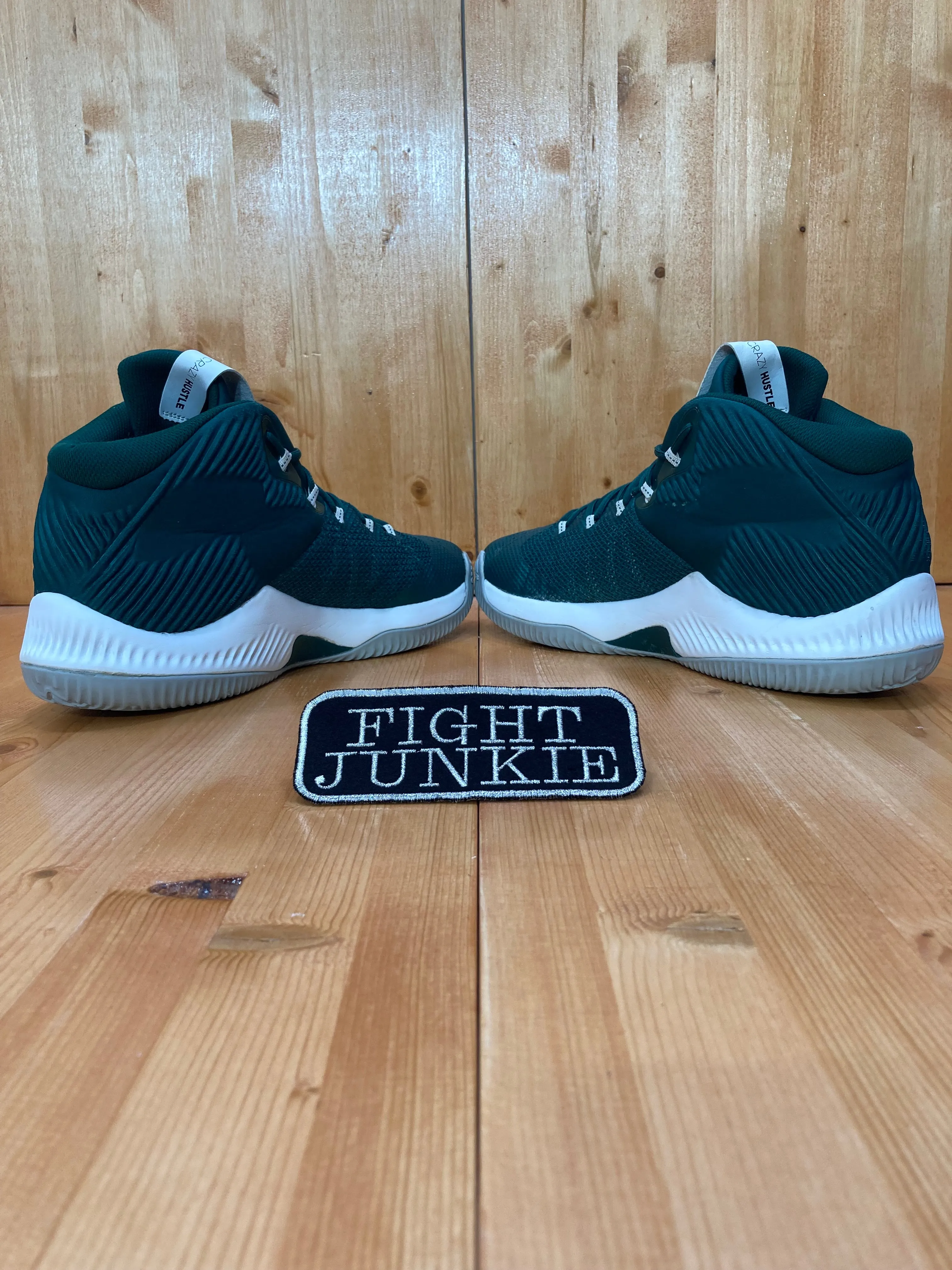 HTF ADIDAS CRAZY HUSTLE NBA BOUNCE Men Size 15 Shoes Sneakers Green BY4310 Adidas Waterproof Hiking Shoes