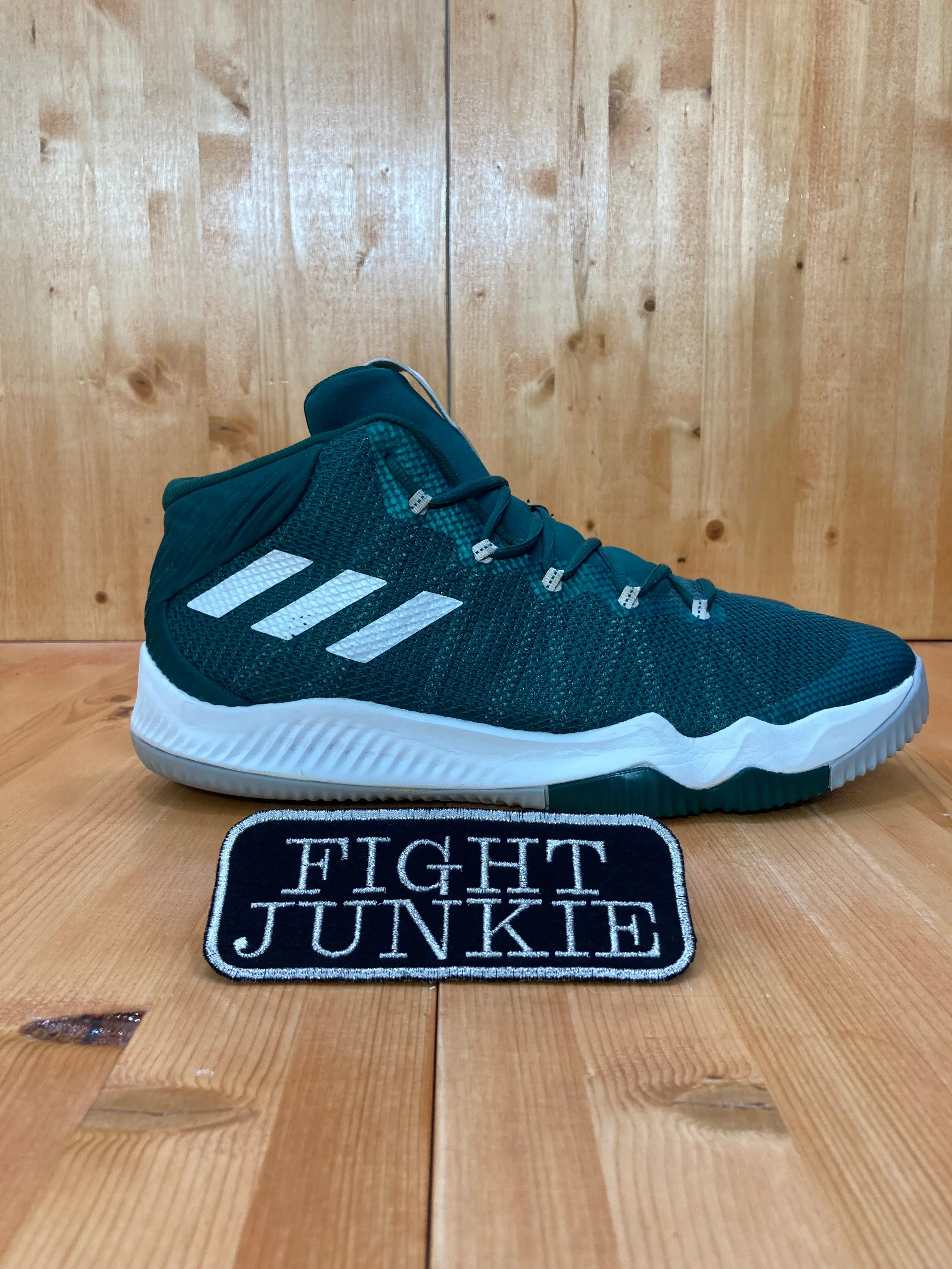Adidas Titan Shoes HTF ADIDAS CRAZY HUSTLE NBA BOUNCE Men Size 15 Shoes Sneakers Green BY4310