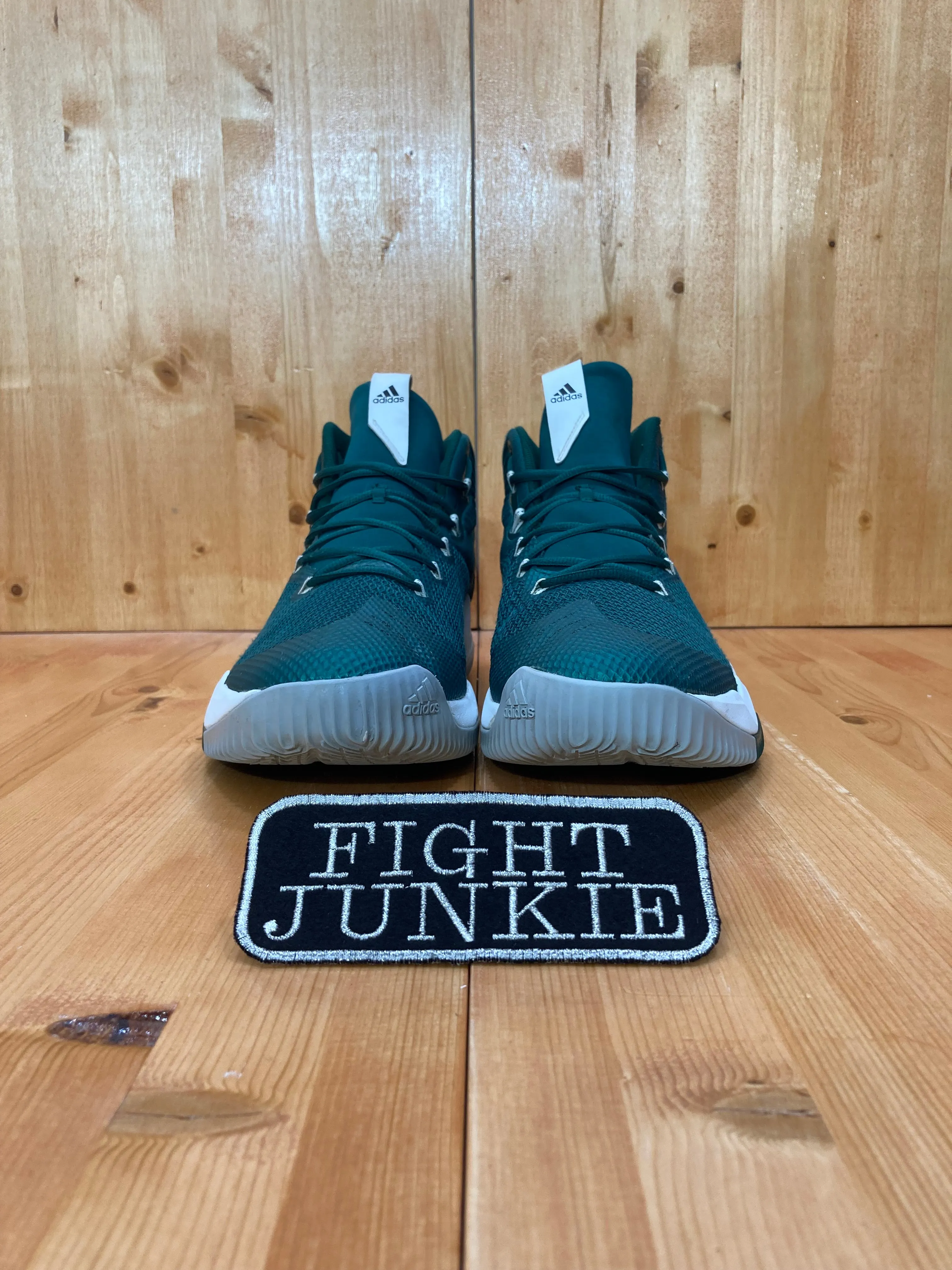 HTF ADIDAS CRAZY HUSTLE NBA BOUNCE Men Size 15 Shoes Sneakers Green BY4310 Adidas Spiked Golf Shoes