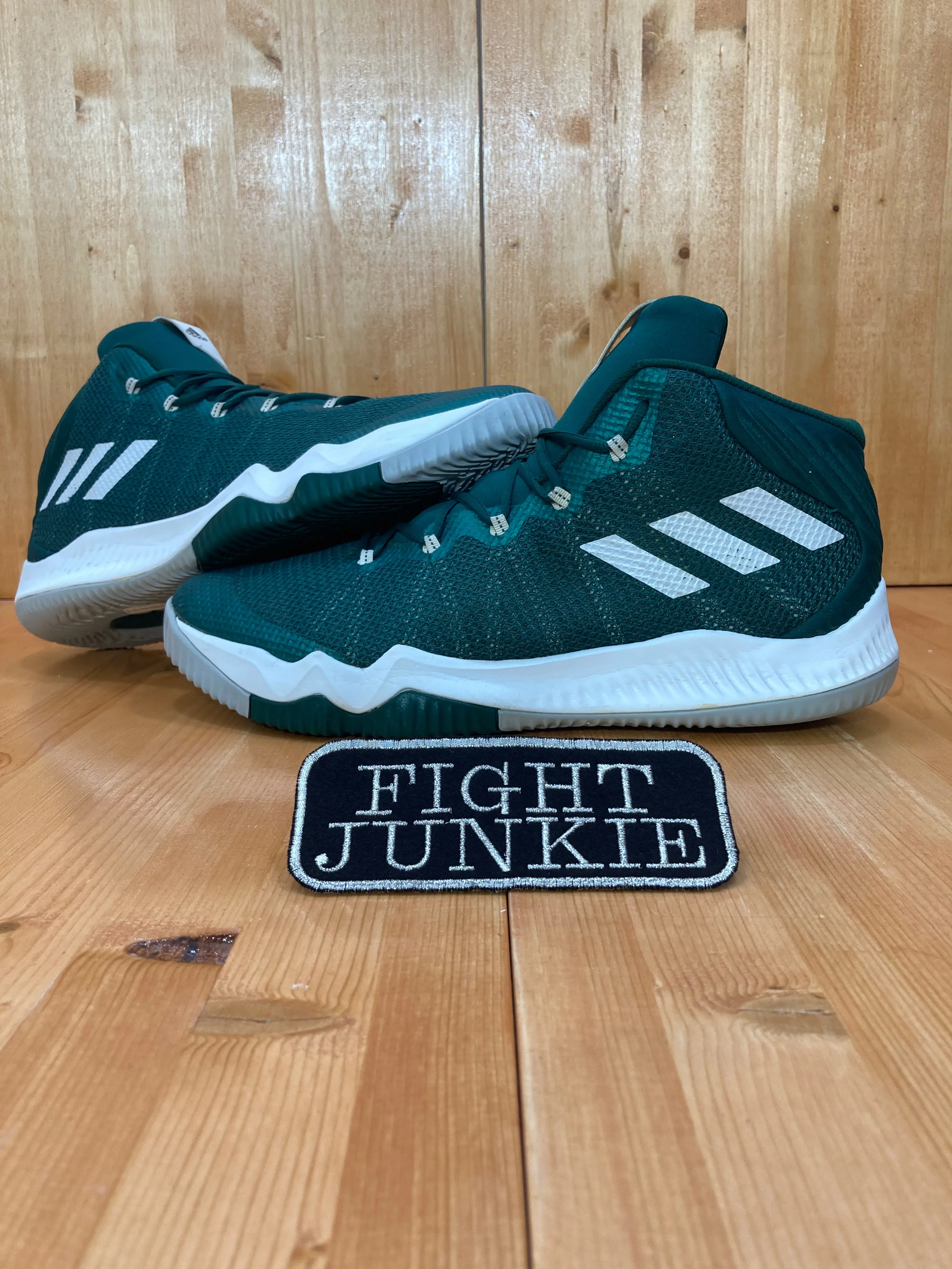 HTF ADIDAS CRAZY HUSTLE NBA BOUNCE Men Size 15 Shoes Sneakers Green BY4310 Adidas Skateboarding Shoes