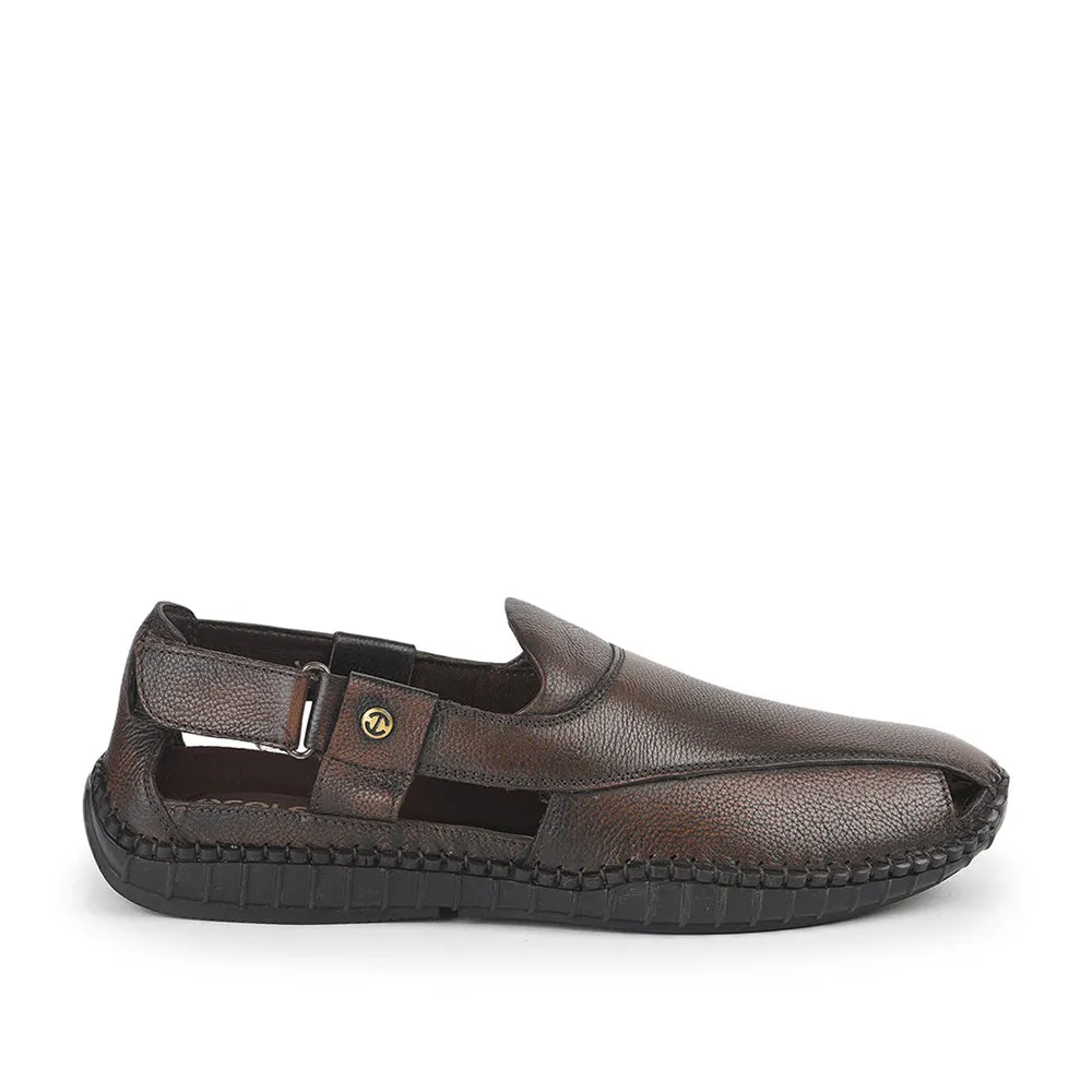 River Sandals Healers Formal Brown Sandals For Men JPL-204 By Liberty