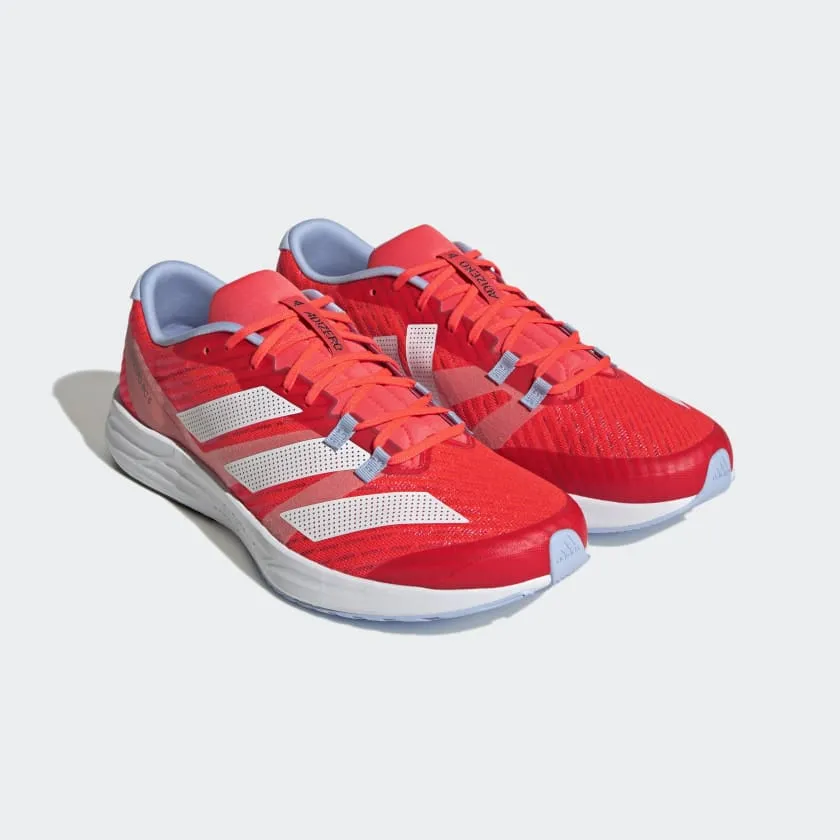 Adidas Women's Adizero RC 5 Running Shoes, Solar Red / Cloud White / Coral Fusion Grey Adidas Running Shoes