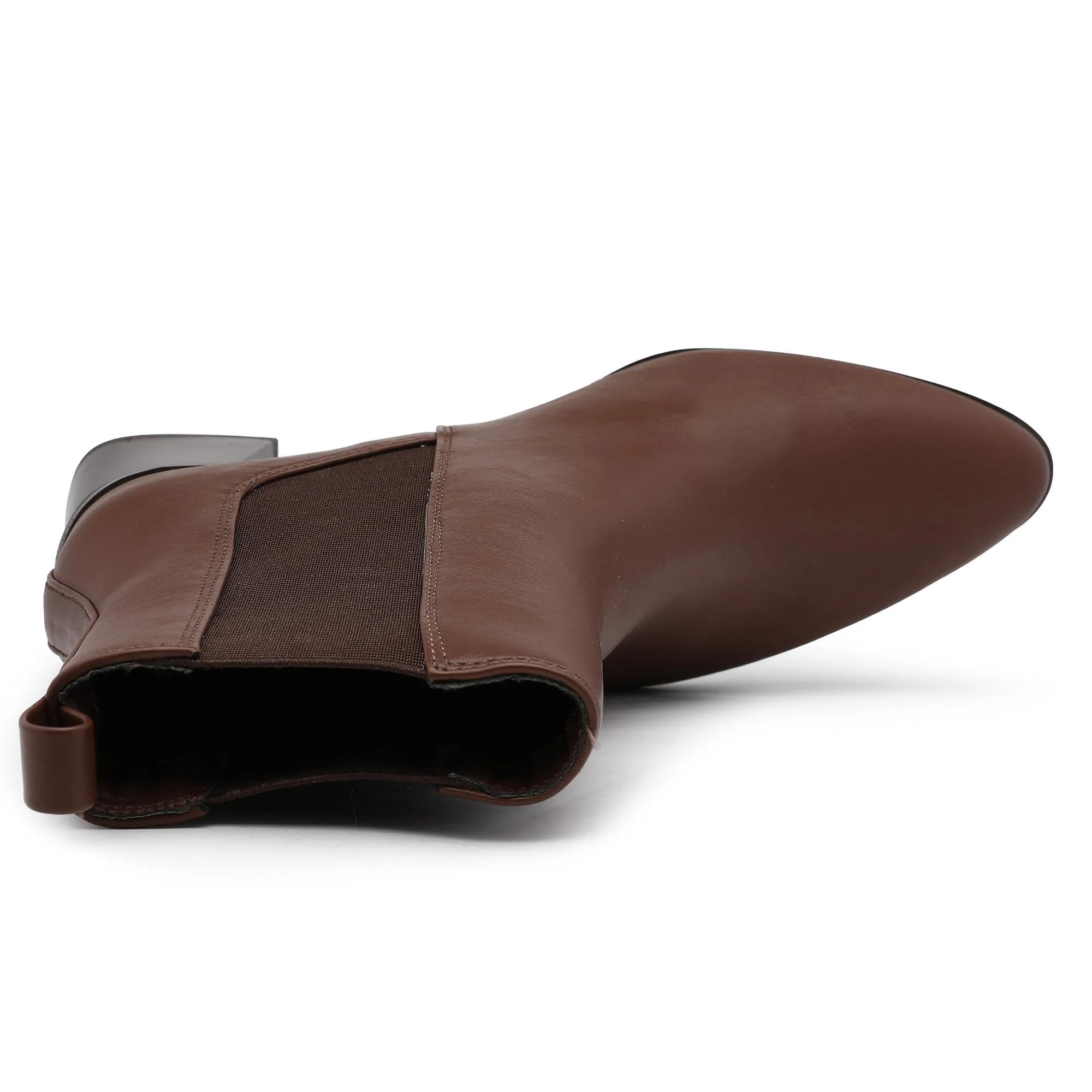 Shoe Chelsea Women Fashion Ankle Booties Classic Low Heel Side Zip Shoes for Women