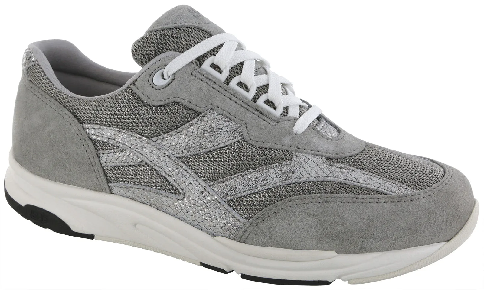 Best Comfortable Trail Shoes Women's Tour Mesh Sneaker in Plata Mix