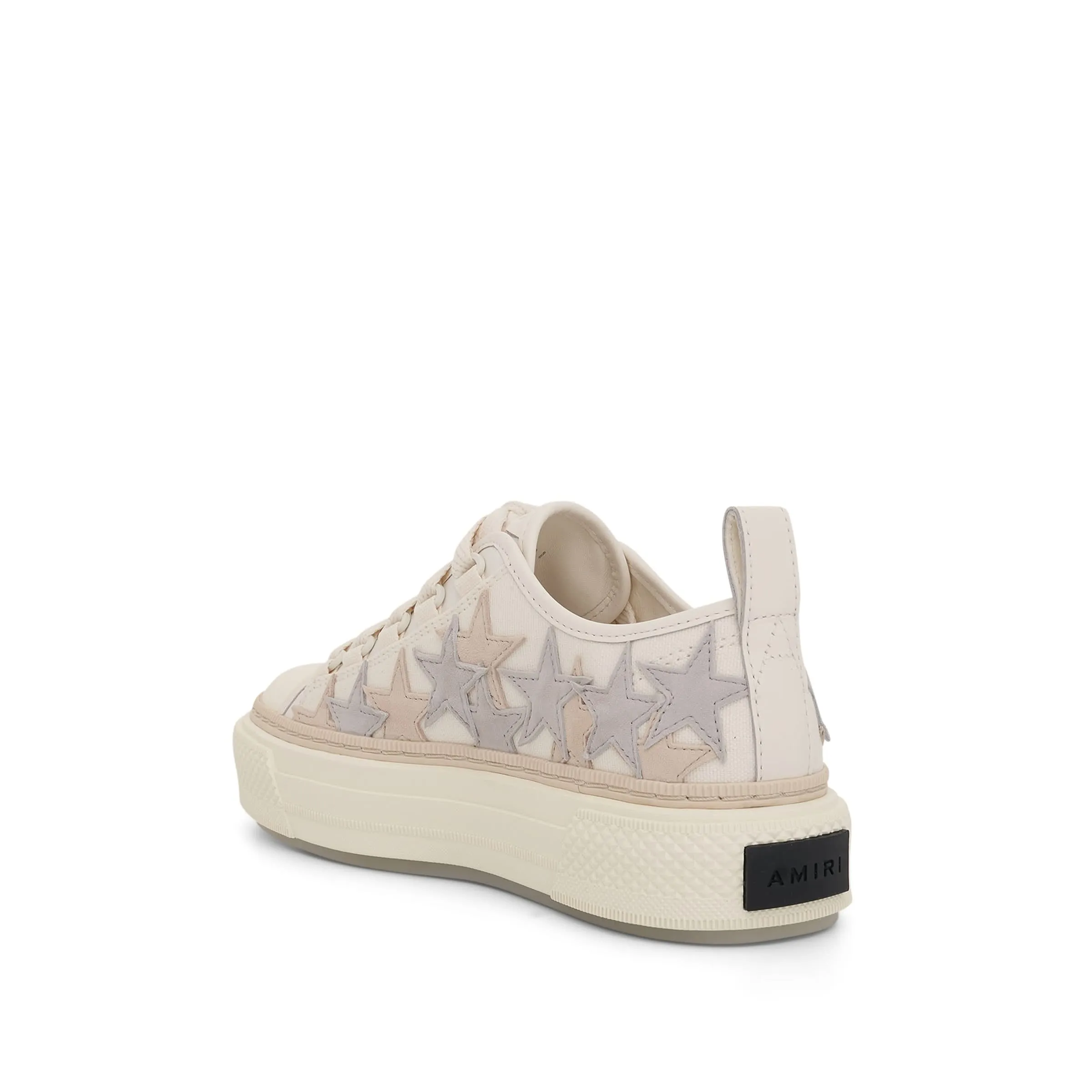 Stars Court Low Canvas Sneaker in White/Grey Prada Downtown Sneakers 46