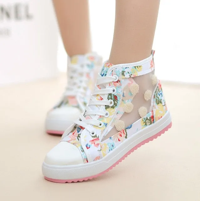 Flat Sole Road Cycling Shoes Canvas shoes woman 2019 new arrivals print casual women shoes