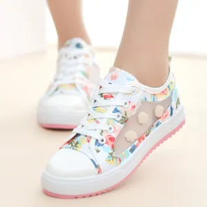 Flat Shoe Trends 2025 Canvas shoes woman 2019 new arrivals print casual women shoes