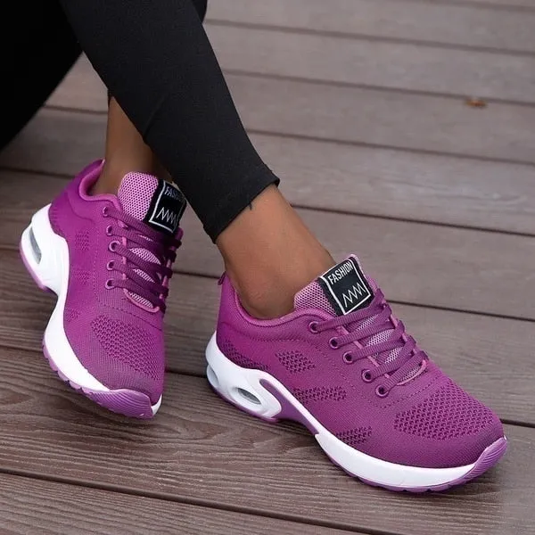 Women Running Shoes Breathable Casual Shoes Outdoor Light Weight Sports RJ Bass Casual Shoes
