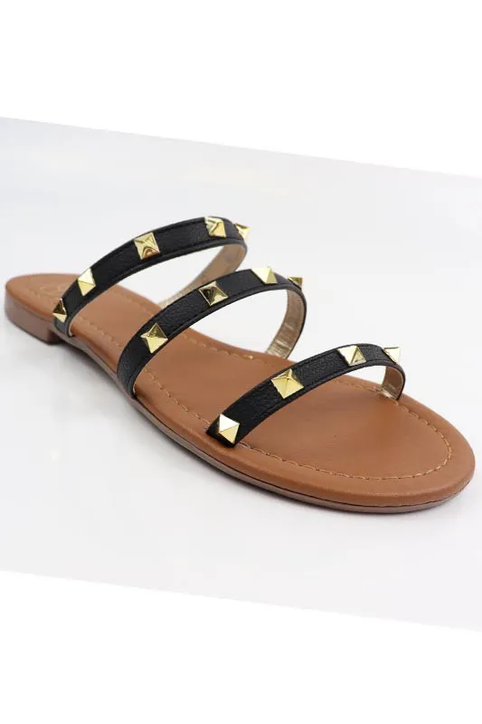 Studded Sandals -Multiple Colors Best Flat Feet Shoes