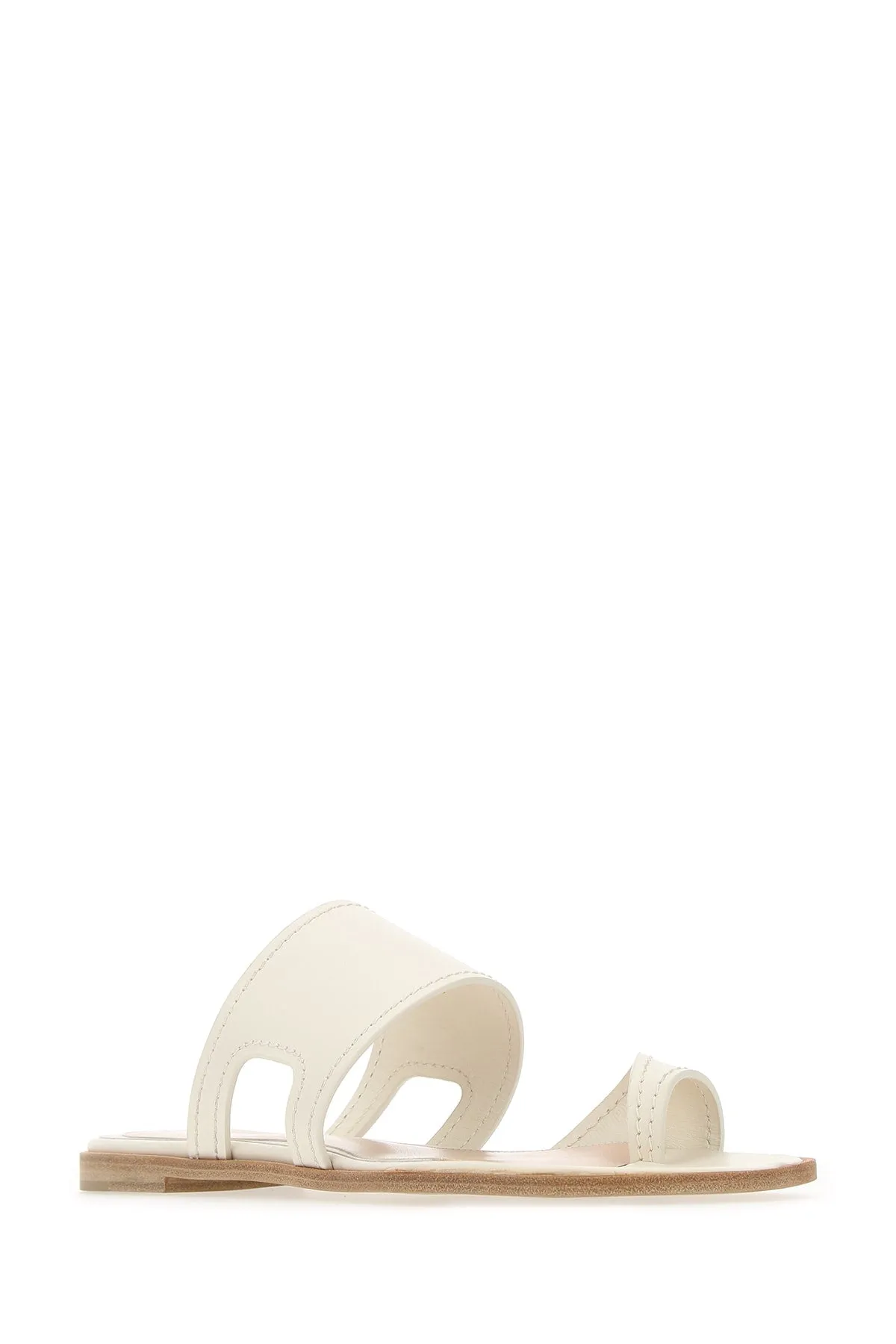 Alexander McQueen Cut-Out Detail Sandals Born Flats