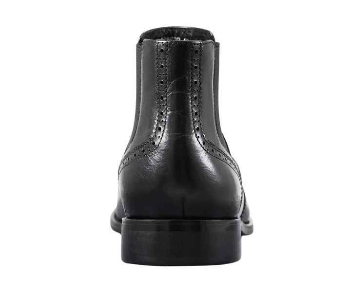 Sonic Boots Men's Dress Boots-AG2632 Black & White
