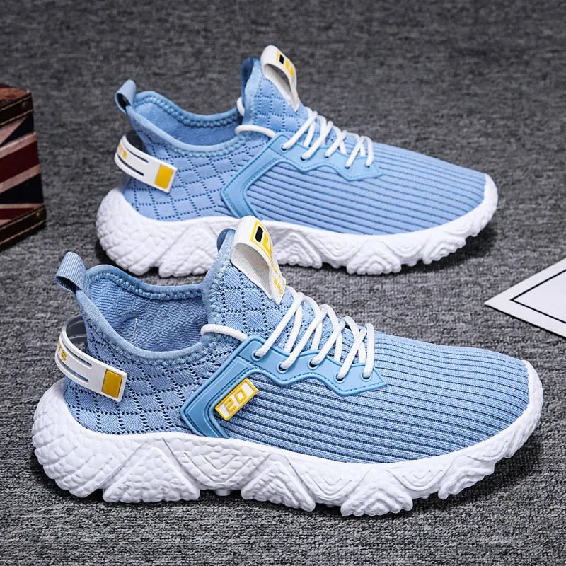 Summer Men Canvas Shoes Breathable Comfortable Flat Male Brand Footwear Fashion Sneakers for Men Hard-Wearing Trend Soft bottom Best Kitchen Shoes For Flat Feet