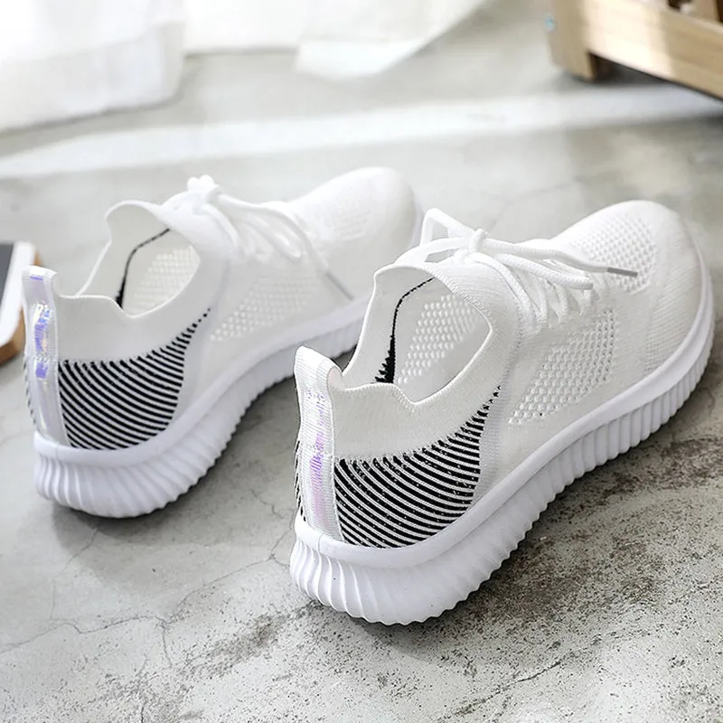 Summer Women Shoes Mesh Light Breathable Women Sneakers Flats Casual Female Trainers Walking Shoes Z Tornado Sneakers
