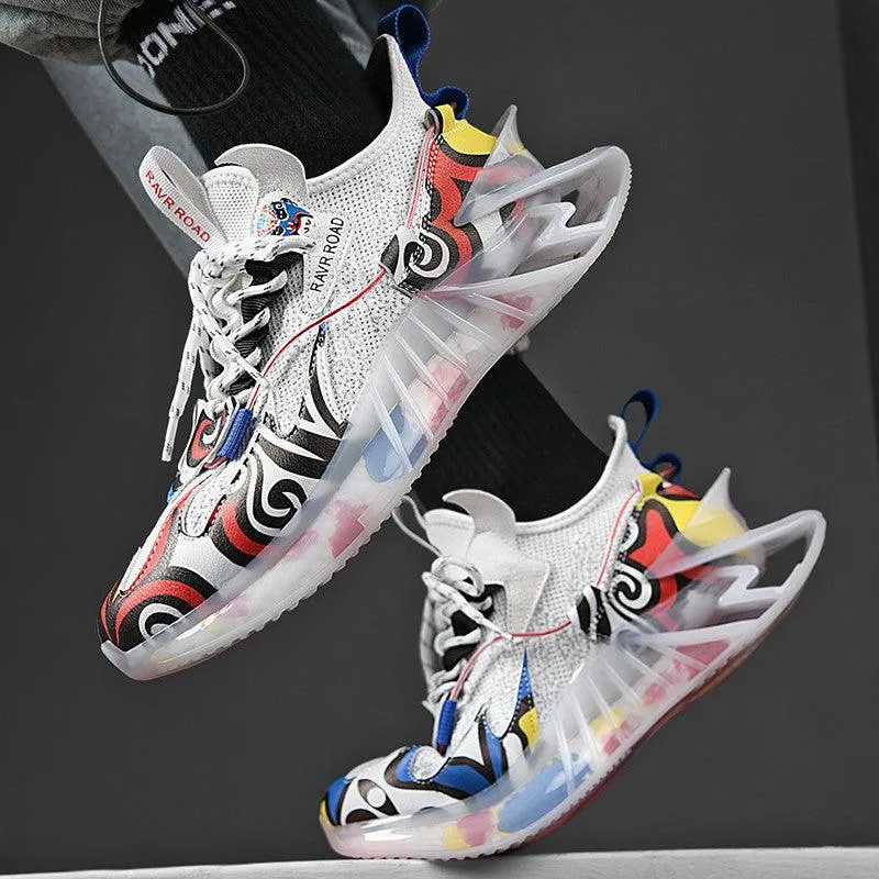 Fall Winter Men High-top National Fashion Sneakers Hiking Shoes Dubai