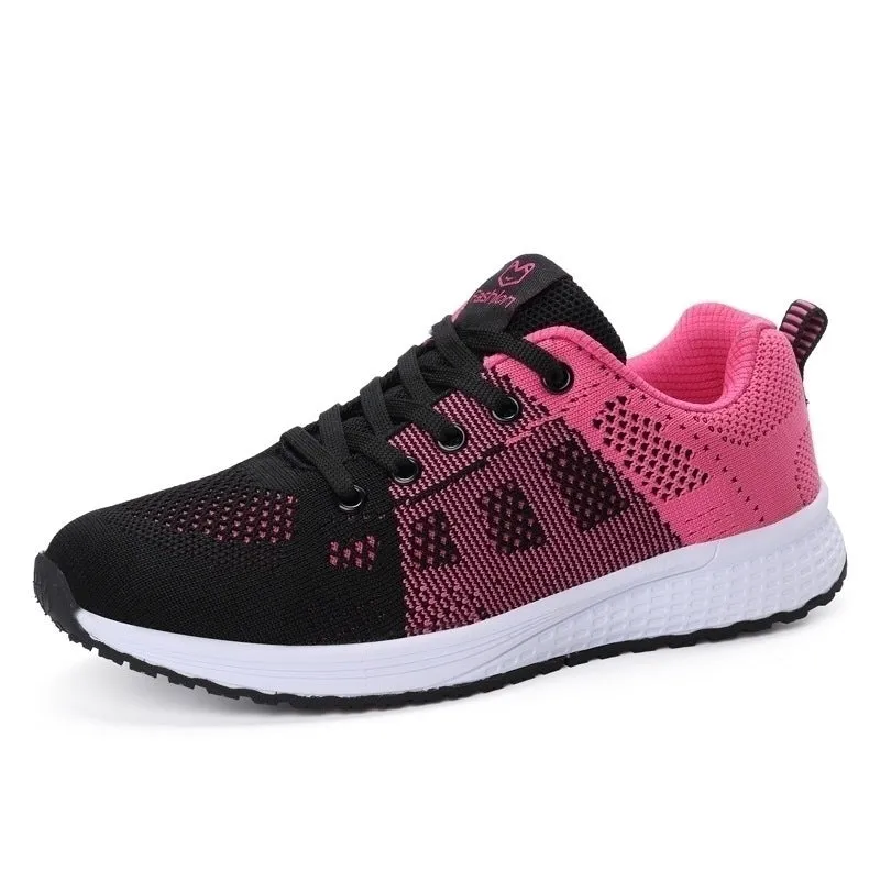 Best Boat Shoes For Flat Feet Women Casual Shoes Breathable Walking Mesh Flat Non-slip Shoes