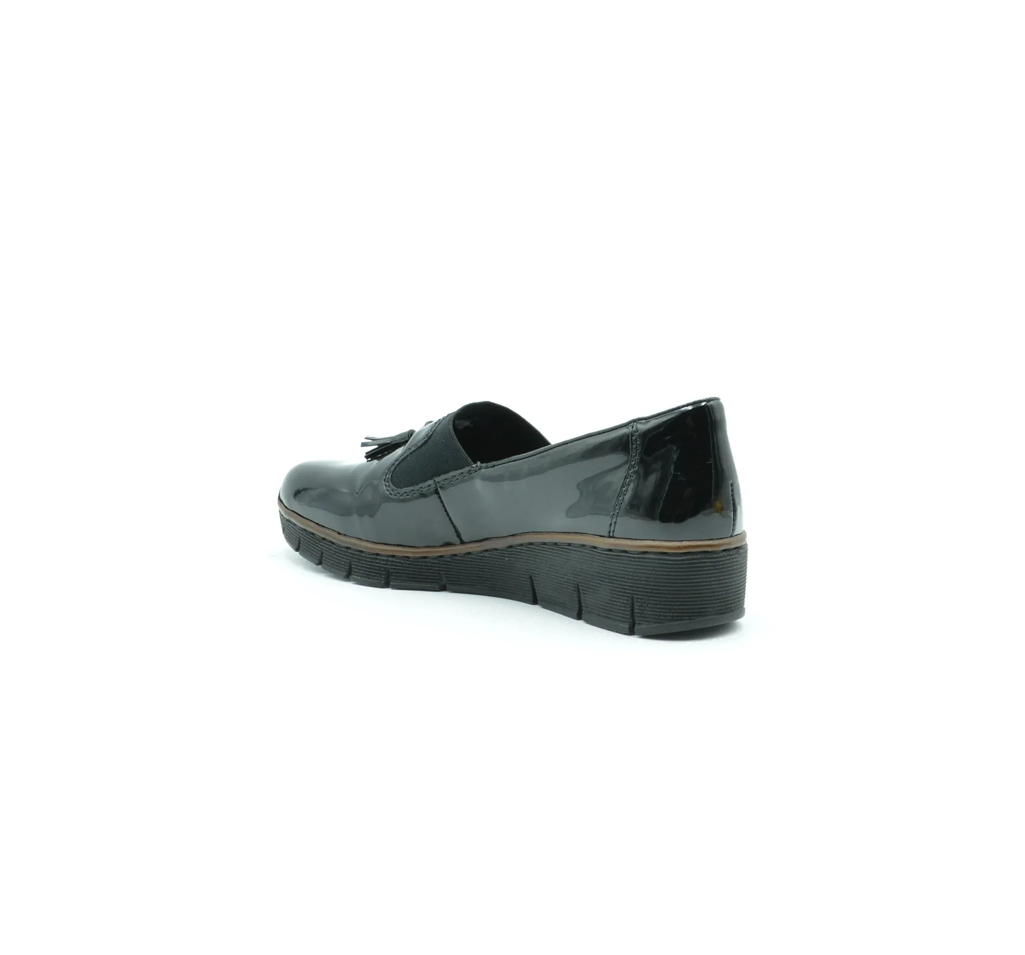 Black Dress Shoes Casual RIEKER 57351