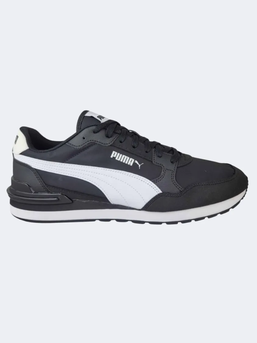 Puma St Runner V4 Men Lifestyle Shoesblack/White Asics Warranty On Shoes