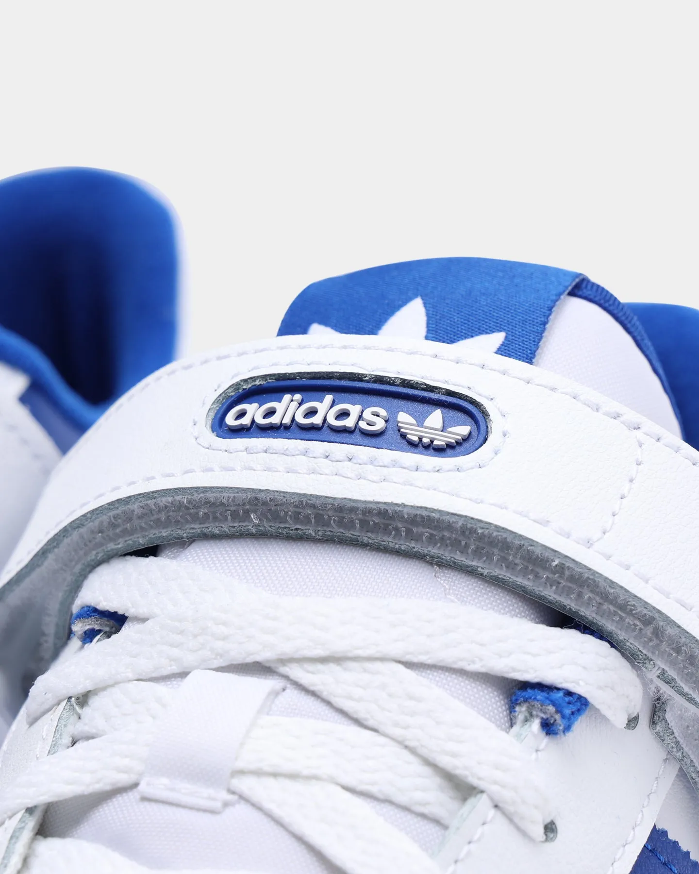 Adidas Men's Forum Low Cloud White / Cloud White / Royal Blue University Of Miami Adidas Shoes