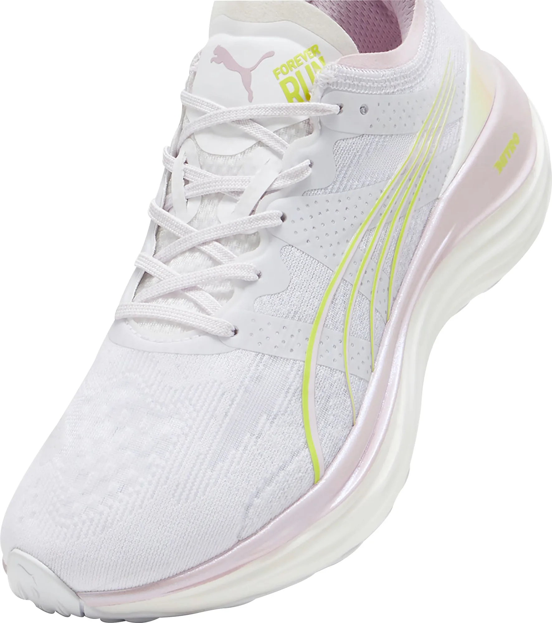 Asics Running Shoes Lineup Puma ForeverRun Nitro Womens Running Shoes - White