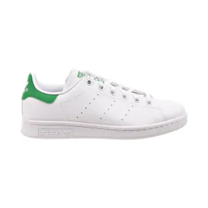 Adidas Stan Smith J Big Kids' Shoes Cloud White-Green Adidas Stan Smith Shoe