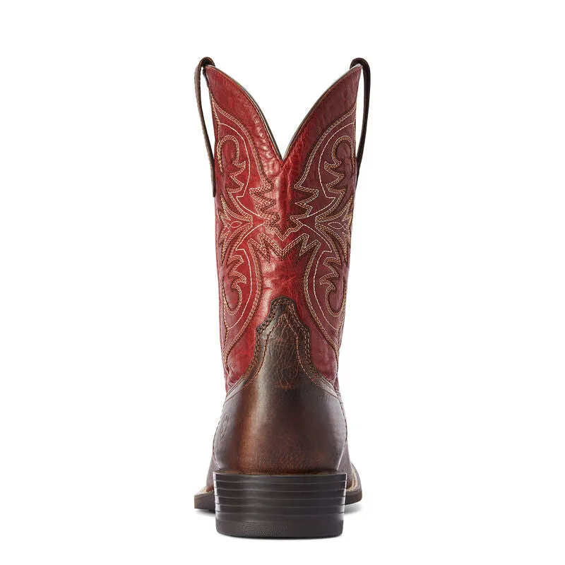 Mid Boots Ariat Sport Pardner Matte Rebel Brown Western Boot