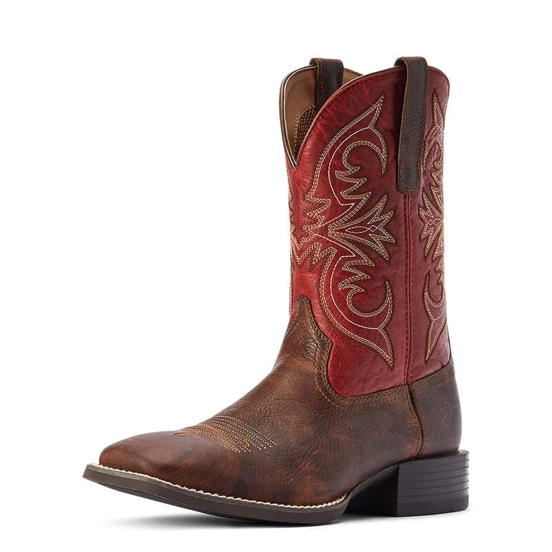 Givenchy Shark Boots Ariat Sport Pardner Matte Rebel Brown Western Boot