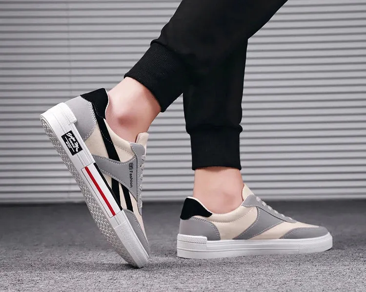 Summer Fashion Men Sneakers Breathable Casual Shoes for Man Flat Casual Sneakers Mens 2024 New Vulcanized Shoes Erkek Ayakkab Shoes Pointed Toe Flats