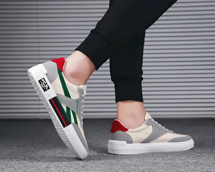 Summer Fashion Men Sneakers Breathable Casual Shoes for Man Flat Casual Sneakers Mens 2024 New Vulcanized Shoes Erkek Ayakkab Christmas Shoes Flats