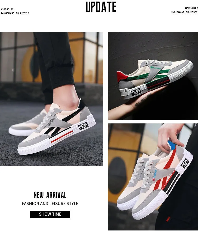 Summer Fashion Men Sneakers Breathable Casual Shoes for Man Flat Casual Sneakers Mens 2024 New Vulcanized Shoes Erkek Ayakkab Danskin Flats Shoes