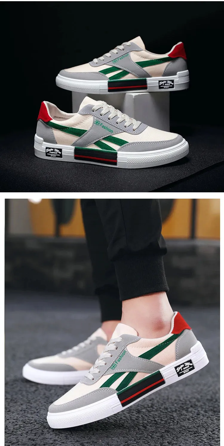 Summer Fashion Men Sneakers Breathable Casual Shoes for Man Flat Casual Sneakers Mens 2024 New Vulcanized Shoes Erkek Ayakkab Flat Mary Jane Shoes Outfit