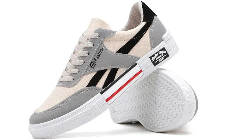 Summer Fashion Men Sneakers Breathable Casual Shoes for Man Flat Casual Sneakers Mens 2024 New Vulcanized Shoes Erkek Ayakkab Adding Heels To Flat Shoes