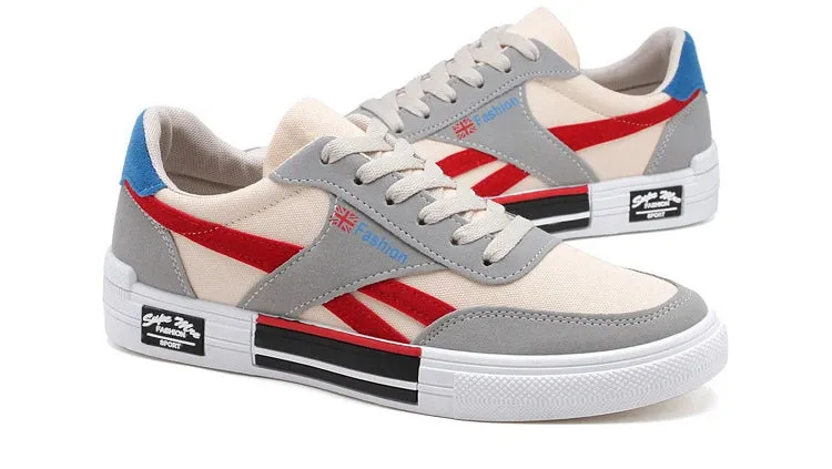 China Flats Shoes 80s Summer Fashion Men Sneakers Breathable Casual Shoes for Man Flat Casual Sneakers Mens 2024 New Vulcanized Shoes Erkek Ayakkab