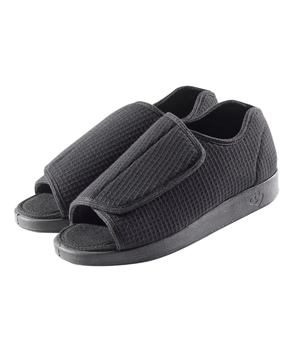 100 Cotton Slippers Men's Extra-Wide Open Toe Slipper