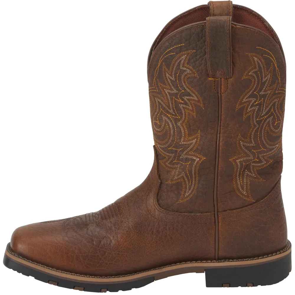 Fireman Waterproof Square Toe Cowboy Boots Thousand Mile Boots