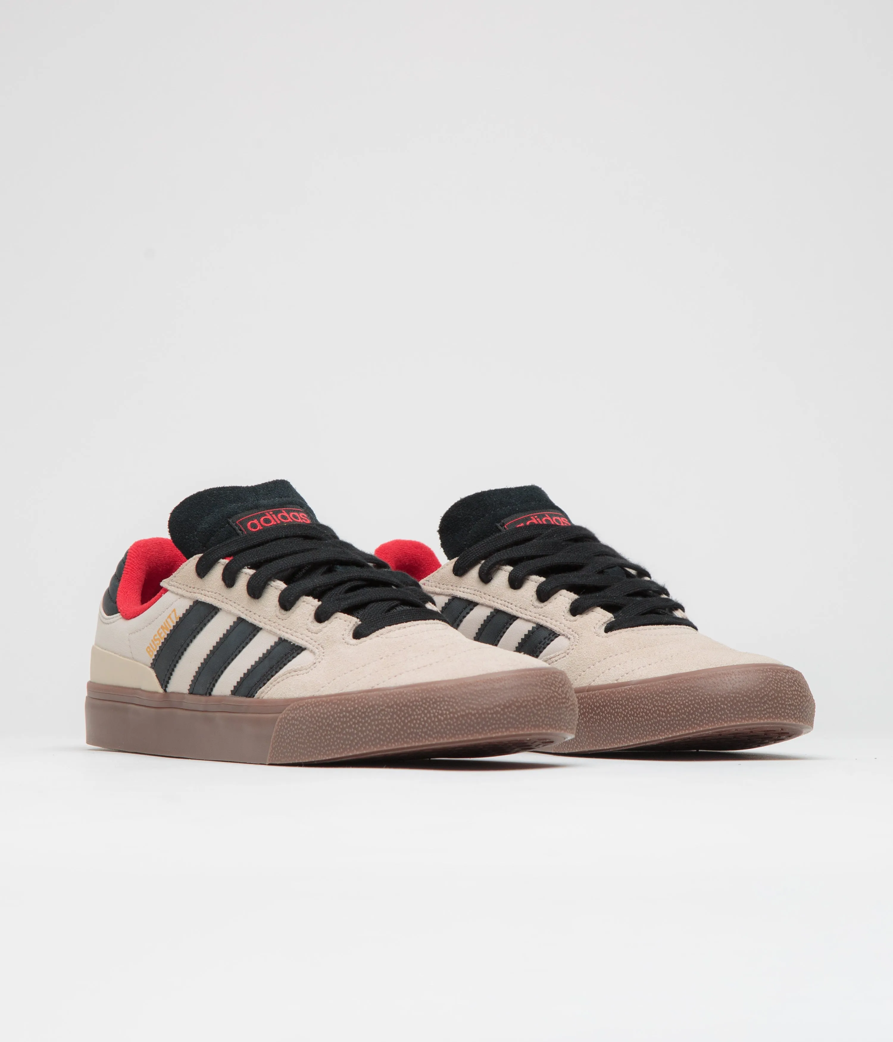 Adidas Busenitz Vulc II Shoes - Clear Brown / Core Black / Gum5 Adidas Old School Shoes