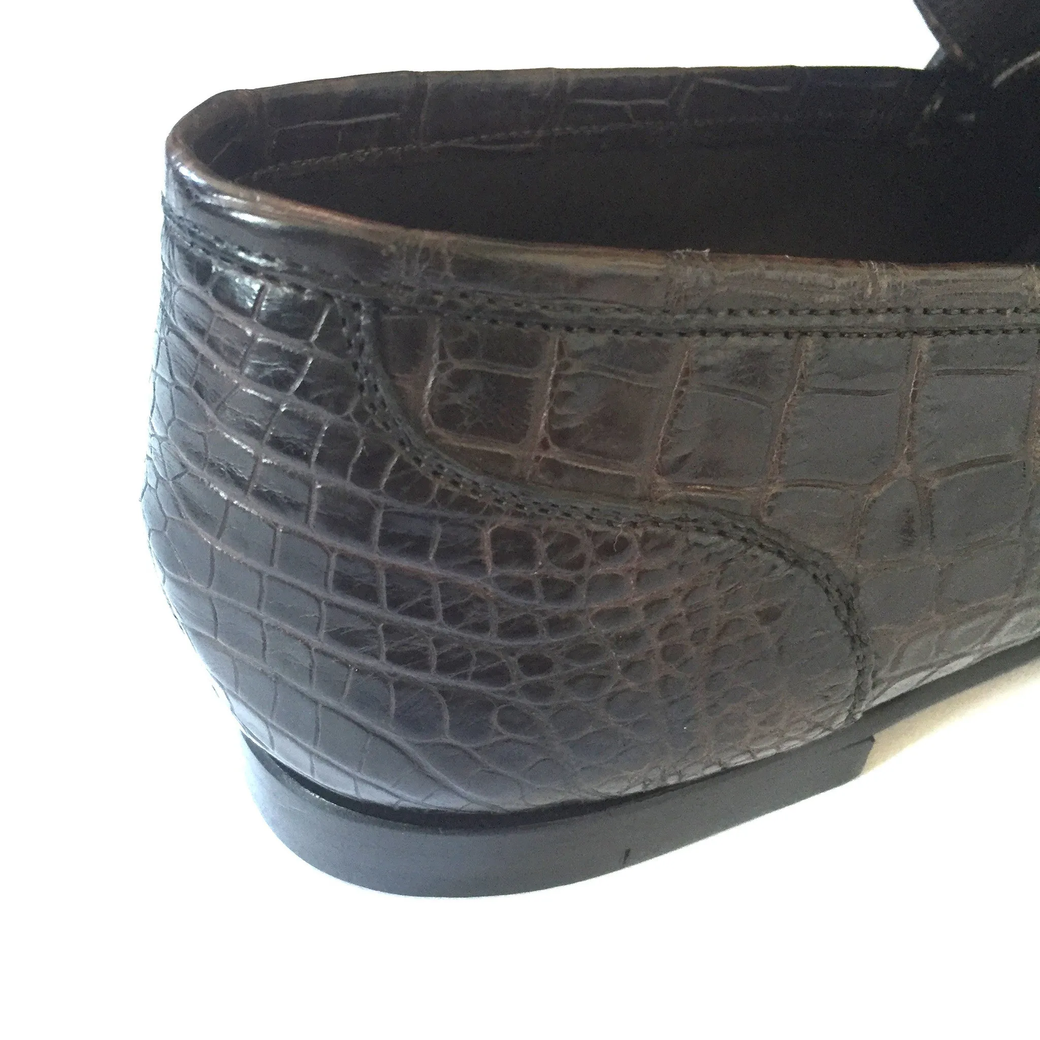 All Purpose Foot Slippers Tom Ford - Brown Genuine Crocodile Loafers