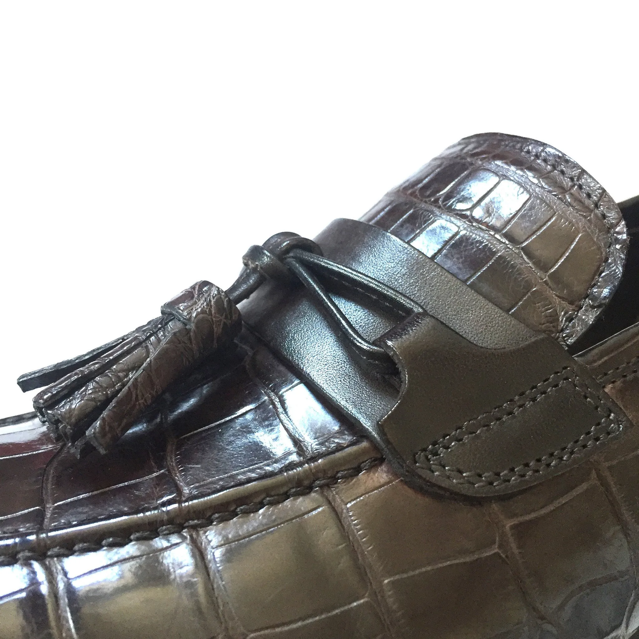 Pretty You Slippers Tom Ford - Brown Genuine Crocodile Loafers