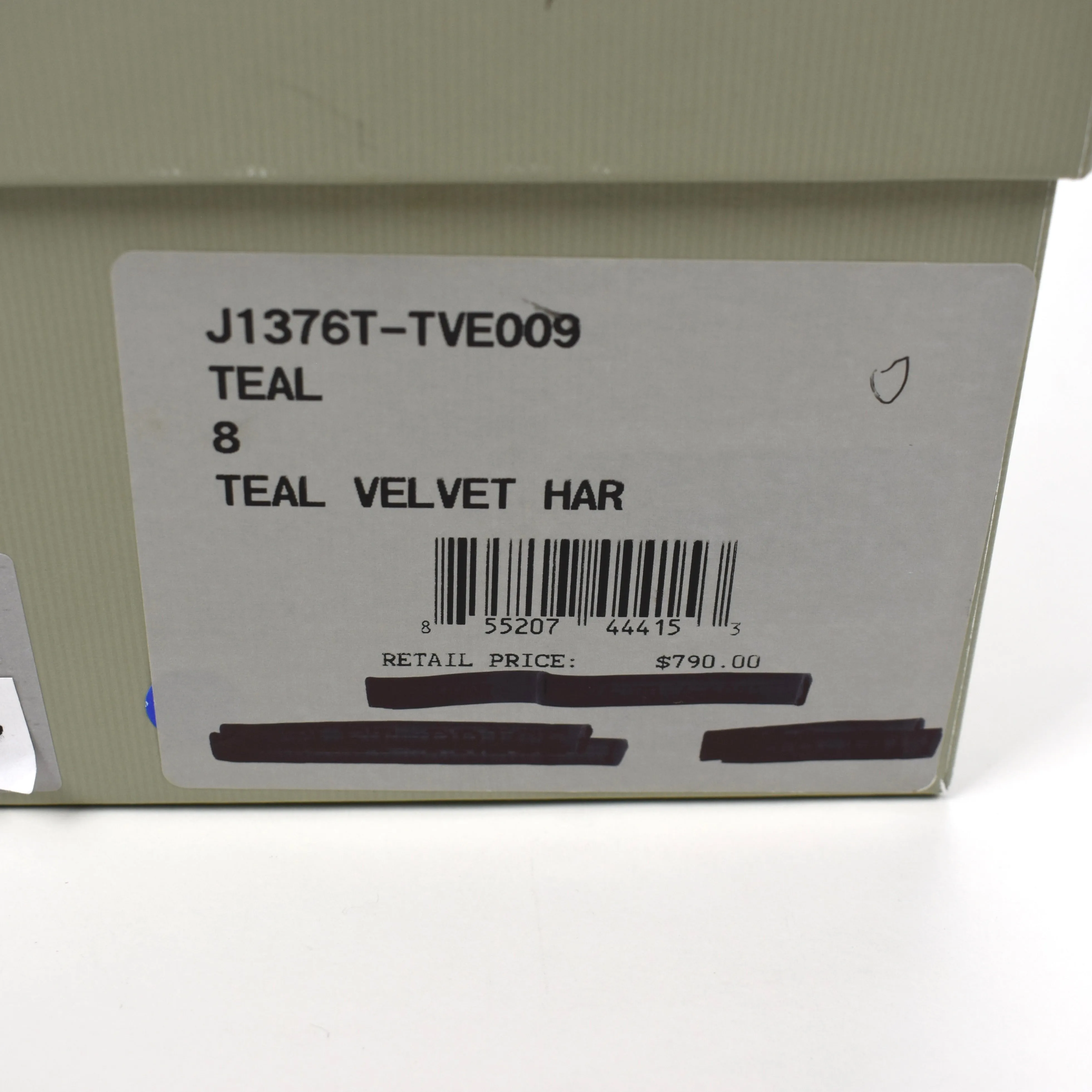 Polar Bear Slippers Tom Ford - Teal Velvet TF Logo Slippers