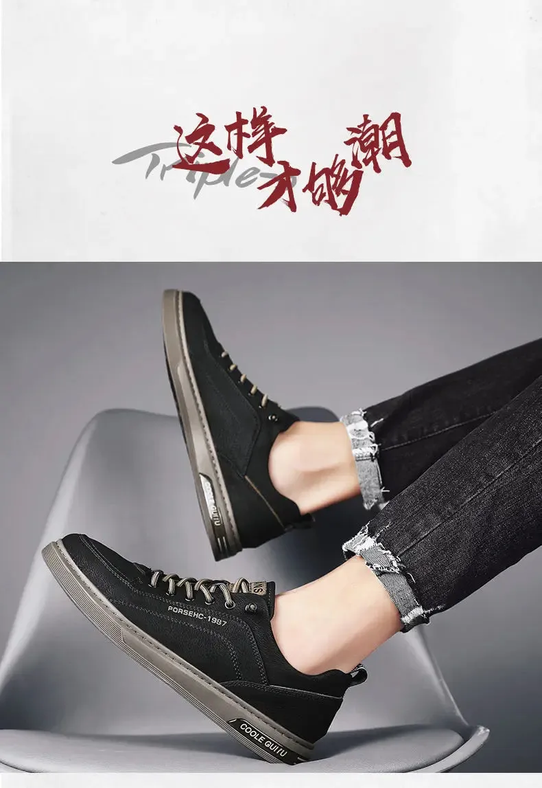 Tahari Shoes Flats 2023 Shoes for Men  Comfortable Flat Men's Casual Shoes Outdoor Wild Men's Sneakers High End Fashion One Pedal Dress Shoes Male