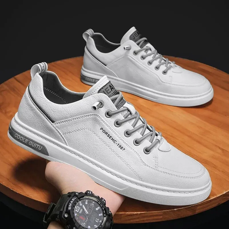 2023 Shoes for Men  Comfortable Flat Men's Casual Shoes Outdoor Wild Men's Sneakers High End Fashion One Pedal Dress Shoes Male Adding Heels To Flat Shoes
