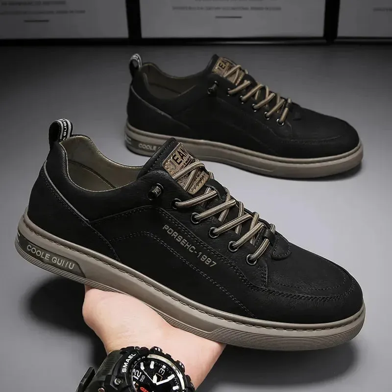 2023 Shoes for Men  Comfortable Flat Men's Casual Shoes Outdoor Wild Men's Sneakers High End Fashion One Pedal Dress Shoes Male Flat Bed Shoes