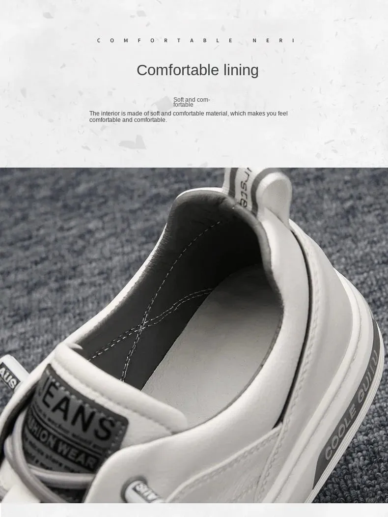 Peter Keiza Flat Shoes 2023 Shoes for Men  Comfortable Flat Men's Casual Shoes Outdoor Wild Men's Sneakers High End Fashion One Pedal Dress Shoes Male