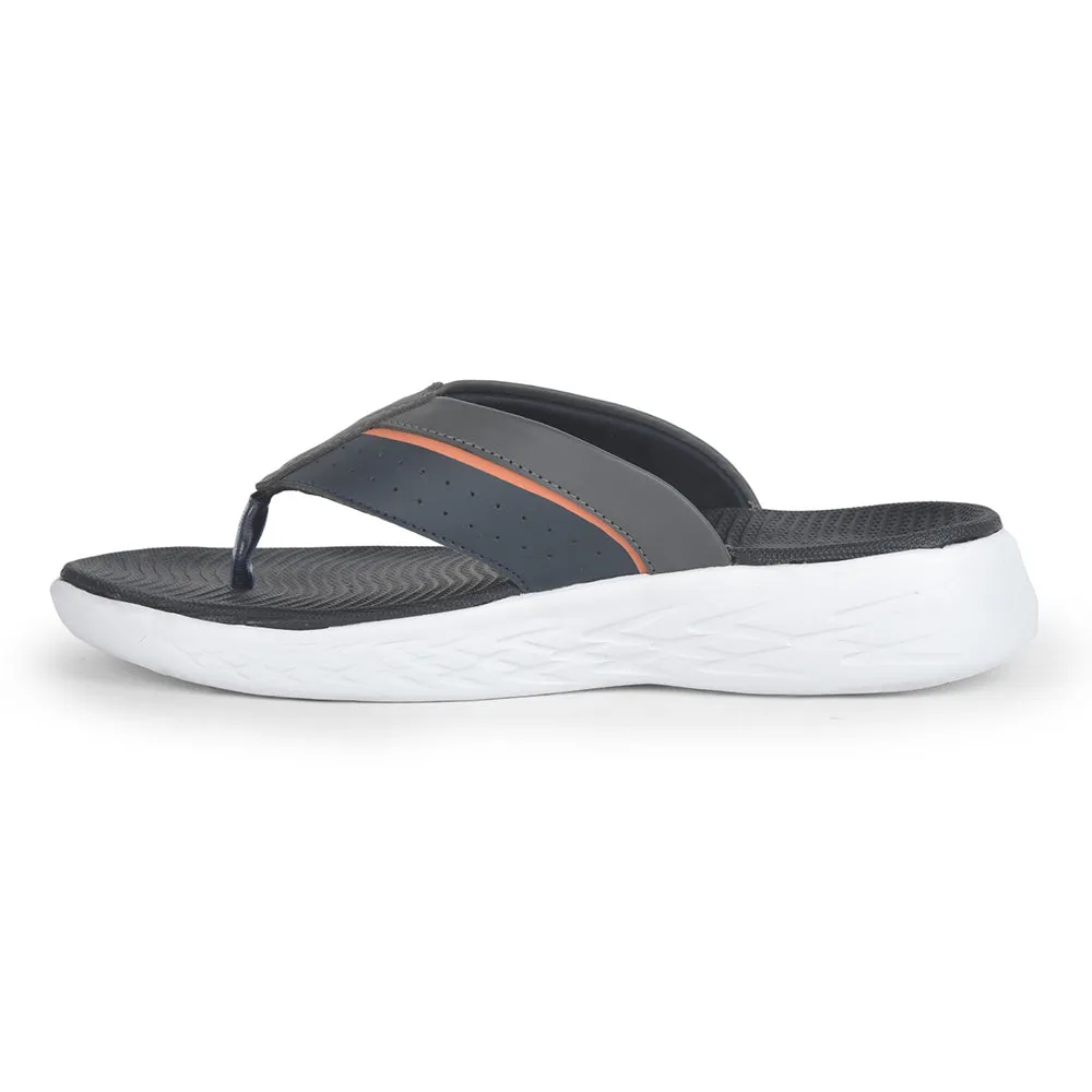 90s Sandals A-HA Casual Grey Flip Flop For Men IMPACT-175 By Liberty